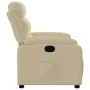 Sillón reclinable de tela crema de , Sillones - Ref: Foro24-373471, Precio: 244,50 €, Descuento: %
