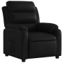 Sillón reclinable de cuero sintético negro de , Sillones - Ref: Foro24-373486, Precio: 224,85 €, Descuento: %