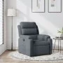Sillón reclinable de terciopelo gris oscuro de , Sillones - Ref: Foro24-373501, Precio: 234,12 €, Descuento: %