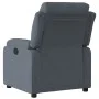 Sillón reclinable de terciopelo gris oscuro de , Sillones - Ref: Foro24-373501, Precio: 234,12 €, Descuento: %
