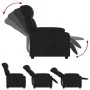 Sillón reclinable de cuero sintético negro de , Sillones - Ref: Foro24-373560, Precio: 221,05 €, Descuento: %