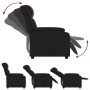 Sillón reclinable de cuero sintético negro de , Sillones - Ref: Foro24-373560, Precio: 238,58 €, Descuento: %
