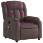 Sillón de masaje reclinable cuero sintético marrón de , Sillones - Ref: Foro24-373569, Precio: 277,97 €, Descuento: %