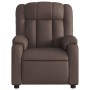 Sillón de masaje reclinable cuero sintético marrón de , Sillones - Ref: Foro24-373569, Precio: 277,97 €, Descuento: %
