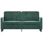 Sofá de 2 plazas de terciopelo verde oscuro 140 cm de , Sofás - Ref: Foro24-359444, Precio: 228,12 €, Descuento: %