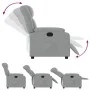 Sillón reclinable de tela gris claro de , Sillones - Ref: Foro24-373574, Precio: 234,44 €, Descuento: %