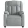 Sillón reclinable de tela gris claro de , Sillones - Ref: Foro24-373574, Precio: 234,44 €, Descuento: %