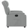 Sillón reclinable de tela gris claro de , Sillones - Ref: Foro24-373574, Precio: 234,44 €, Descuento: %