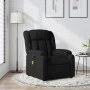 Sillón reclinable de masaje de tela negro de , Sillones - Ref: Foro24-373588, Precio: 218,94 €, Descuento: %