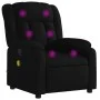 Sillón reclinable de masaje de tela negro de , Sillones - Ref: Foro24-373588, Precio: 218,94 €, Descuento: %