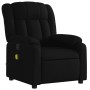 Sillón reclinable de masaje de tela negro de , Sillones - Ref: Foro24-373588, Precio: 225,14 €, Descuento: %