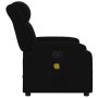 Sillón reclinable de masaje de tela negro de , Sillones - Ref: Foro24-373588, Precio: 225,14 €, Descuento: %