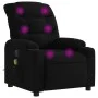 Black Fabric Massage Recliner by , Armchairs - Ref: Foro24-374158, Price: 245,55 €, Discount: %
