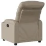 Sillón reclinable de cuero sintético color capuchino de , Sillones - Ref: Foro24-374139, Precio: 213,61 €, Descuento: %