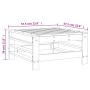 Taburete de jardín madera maciza Douglas de , Sofás modulares de exterior - Ref: Foro24-825623, Precio: 62,59 €, Descuento: %