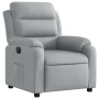 Sillón reclinable eléctrico tela gris claro de , Sillones - Ref: Foro24-3204956, Precio: 285,05 €, Descuento: %