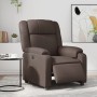 Sillón reclinable eléctrico de cuero sintético marrón de , Sillones - Ref: Foro24-3205138, Precio: 253,37 €, Descuento: %