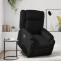 Sillón reclinable elevable cuero artificial negro de , Sillones - Ref: Foro24-3205150, Precio: 311,73 €, Descuento: %