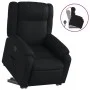 Sillón reclinable elevable cuero artificial negro de , Sillones - Ref: Foro24-3205150, Precio: 311,73 €, Descuento: %