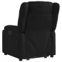 Sillón reclinable elevable cuero artificial negro de , Sillones - Ref: Foro24-3205150, Precio: 311,73 €, Descuento: %