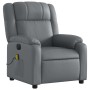 Sillón de masaje reclinable eléctrico cuero sintético gris de , Sillones - Ref: Foro24-3205146, Precio: 309,60 €, Descuento: %