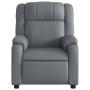 Sillón de masaje reclinable eléctrico cuero sintético gris de , Sillones - Ref: Foro24-3205146, Precio: 309,60 €, Descuento: %