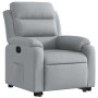 Sillón reclinable elevable de tela gris claro de , Sillones - Ref: Foro24-3204980, Precio: 305,60 €, Descuento: %