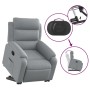 Sillón reclinable elevable de tela gris claro de , Sillones - Ref: Foro24-3204980, Precio: 305,60 €, Descuento: %