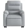 Light Gray Fabric Liftable Recliner by , Armchairs - Ref: Foro24-3204980, Price: 329,14 €, Discount: %