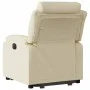 Sillón reclinable elevable de tela color crema de , Sillones - Ref: Foro24-3204989, Precio: 321,80 €, Descuento: %