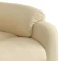 Sillón reclinable elevable de tela color crema de , Sillones - Ref: Foro24-3204989, Precio: 321,80 €, Descuento: %