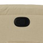 Sillón reclinable elevable de tela color crema de , Sillones - Ref: Foro24-3204989, Precio: 303,89 €, Descuento: %