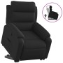 Sillón reclinable elevable tela negro de , Sillones - Ref: Foro24-3204982, Precio: 265,37 €, Descuento: %