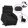 Sillón reclinable elevable tela negro de , Sillones - Ref: Foro24-3204982, Precio: 298,60 €, Descuento: %