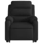 Sillón reclinable elevable tela negro de , Sillones - Ref: Foro24-3204982, Precio: 298,60 €, Descuento: %