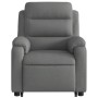 Sillón de masaje eléctrico reclinable elevable tela gris oscuro de , Sillones - Ref: Foro24-3205017, Precio: 357,88 €, Descue...