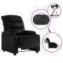 Sillón reclinable eléctrico de cuero sintético negro de , Sillones - Ref: Foro24-3206585, Precio: 256,19 €, Descuento: %