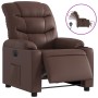 Sillón reclinable eléctrico de cuero sintético marrón de , Sillones - Ref: Foro24-3206587, Precio: 259,33 €, Descuento: %