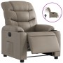 Sillón reclinable eléctrico de cuero sintético color capuchino de , Sillones - Ref: Foro24-3206591, Precio: 259,55 €, Descuen...