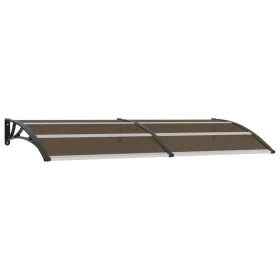 Marquesina de puerta PC negro 240x100 cm de vidaXL, Toldos - Ref: Foro24-45636, Precio: 84,59 €, Descuento: %