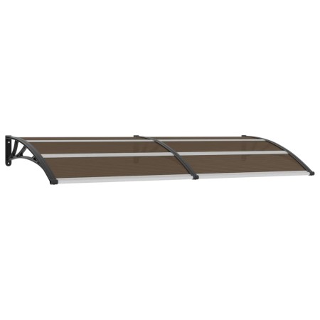 Marquesina de puerta PC negro 240x100 cm de vidaXL, Toldos - Ref: Foro24-45636, Precio: 94,48 €, Descuento: %