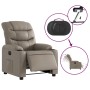 Sillón reclinable eléctrico de cuero sintético color capuchino de , Sillones - Ref: Foro24-3206591, Precio: 259,55 €, Descuen...