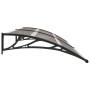 Marquesina de puerta PC negro 240x100 cm de vidaXL, Toldos - Ref: Foro24-45636, Precio: 94,48 €, Descuento: %