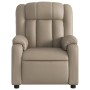 Sillón reclinable de masaje eléctrico cuero sintético capuchino de , Sillones - Ref: Foro24-3205263, Precio: 274,08 €, Descue...