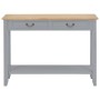 Mesa consola de madera gris 110x35x80 cm de vidaXL, Mesas auxiliares - Ref: Foro24-249902, Precio: 177,13 €, Descuento: %