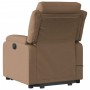 Sillón de masaje eléctrico reclinable elevable tela marrón de , Sillones - Ref: Foro24-3205020, Precio: 362,48 €, Descuento: %