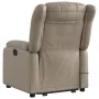 Sillón reclinable masaje pie cuero artificial color capuchino de , Sillones - Ref: Foro24-3205277, Precio: 309,76 €, Descuent...