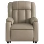 Sillón reclinable masaje pie cuero artificial color capuchino de , Sillones - Ref: Foro24-3205277, Precio: 309,76 €, Descuent...