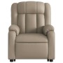 Sillón reclinable masaje pie cuero artificial color capuchino de , Sillones - Ref: Foro24-3205277, Precio: 296,92 €, Descuent...
