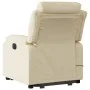 Silla de masaje reclinable de pie de tela color crema de , Sillones - Ref: Foro24-3205001, Precio: 345,89 €, Descuento: %